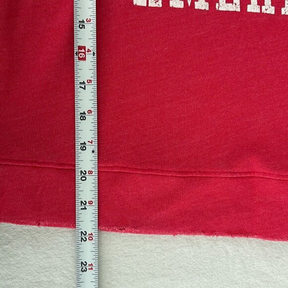 Sundry Young USA American Long Sleeve Red Pullover Sweatshirt Top Women Size 2 - Picture 8 of 10
